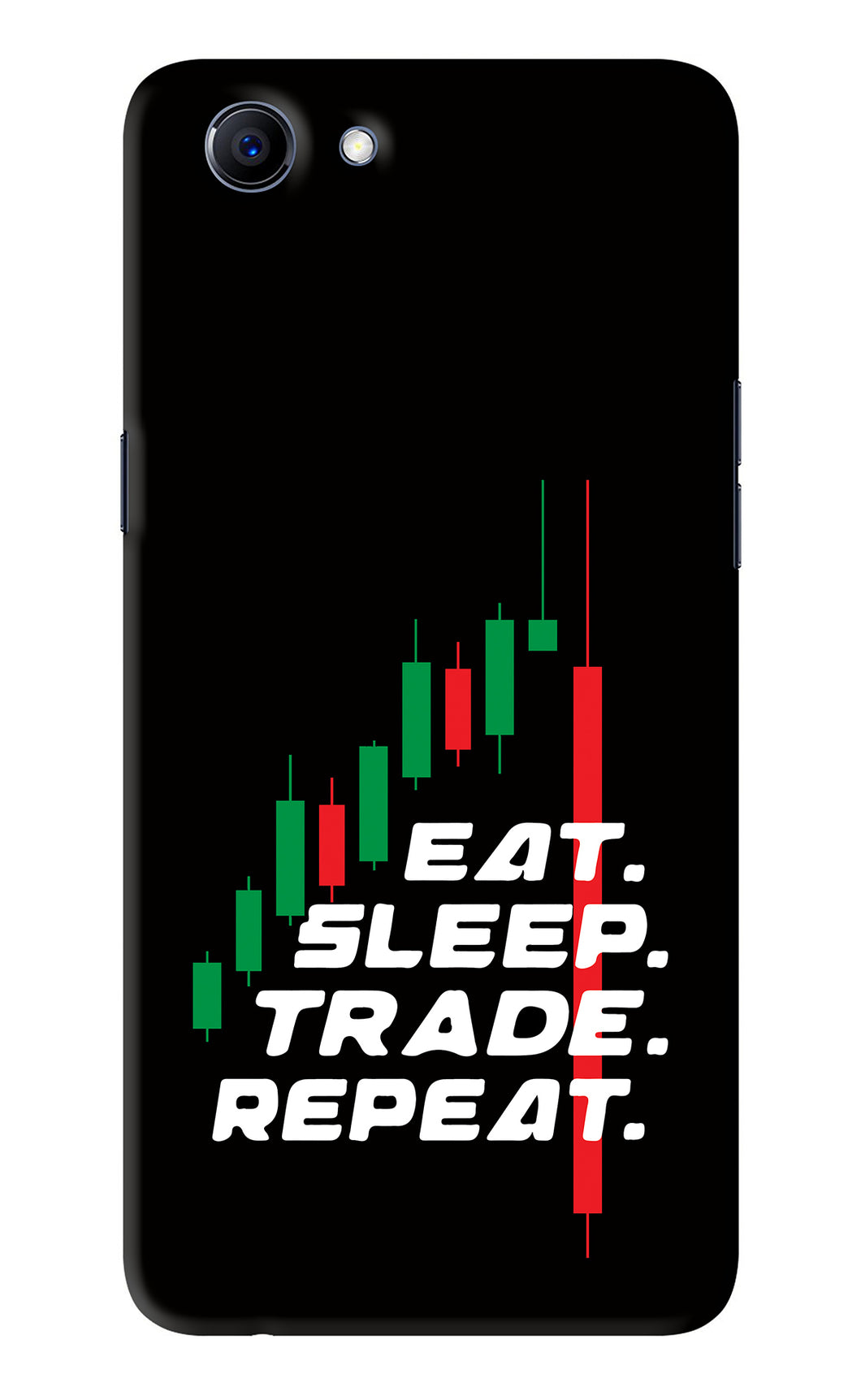 Eat Sleep Trade Repeat Realme 1 Back Skin Wrap