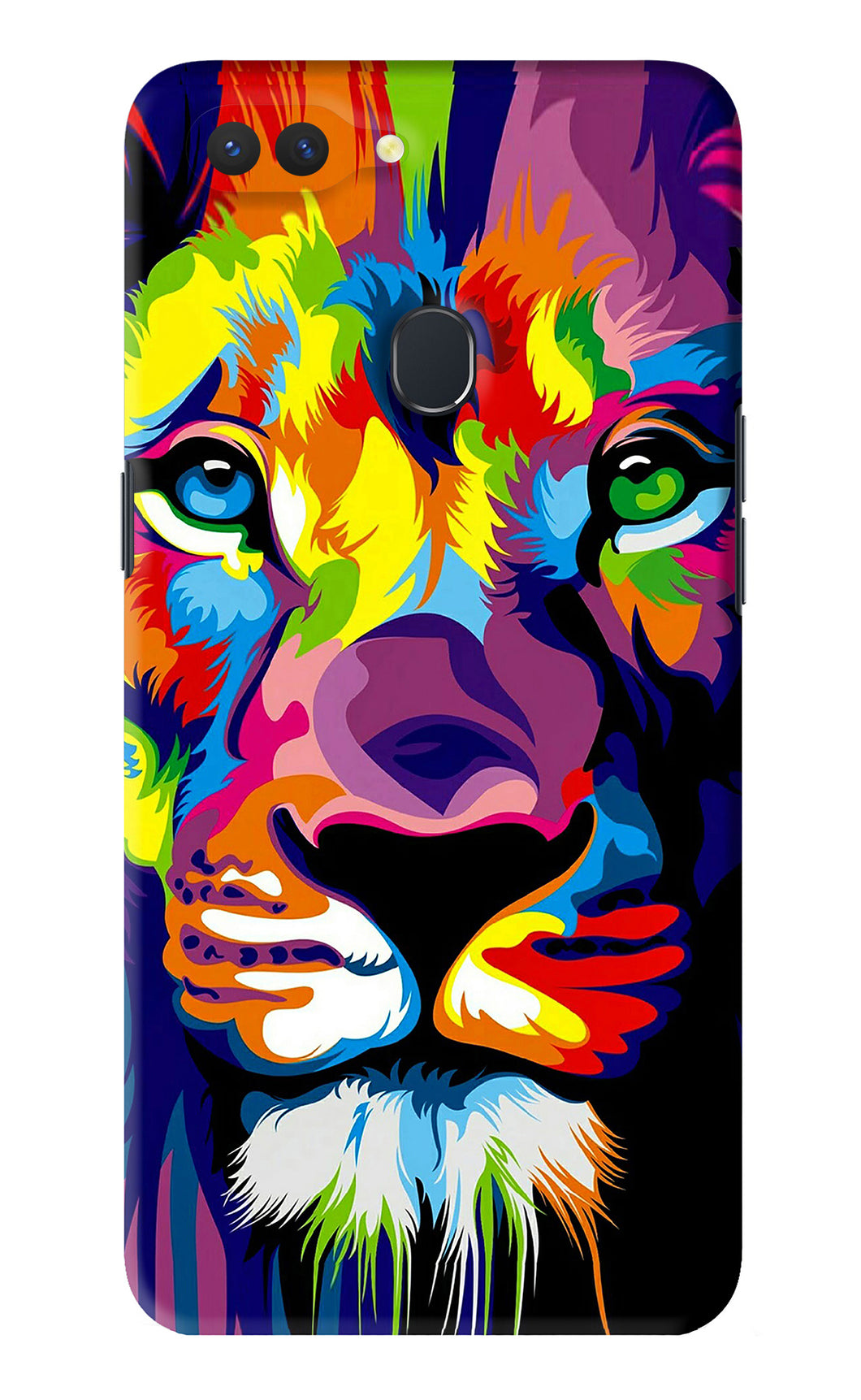 Lion Realme 2 Back Skin Wrap