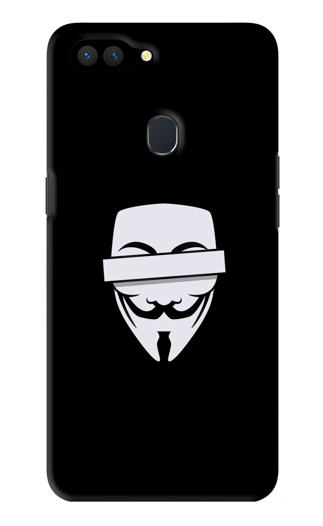 Anonymous Face Realme 2 Back Skin Wrap