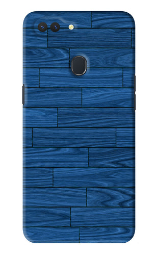 Blue Wooden Texture Realme 2 Back Skin Wrap
