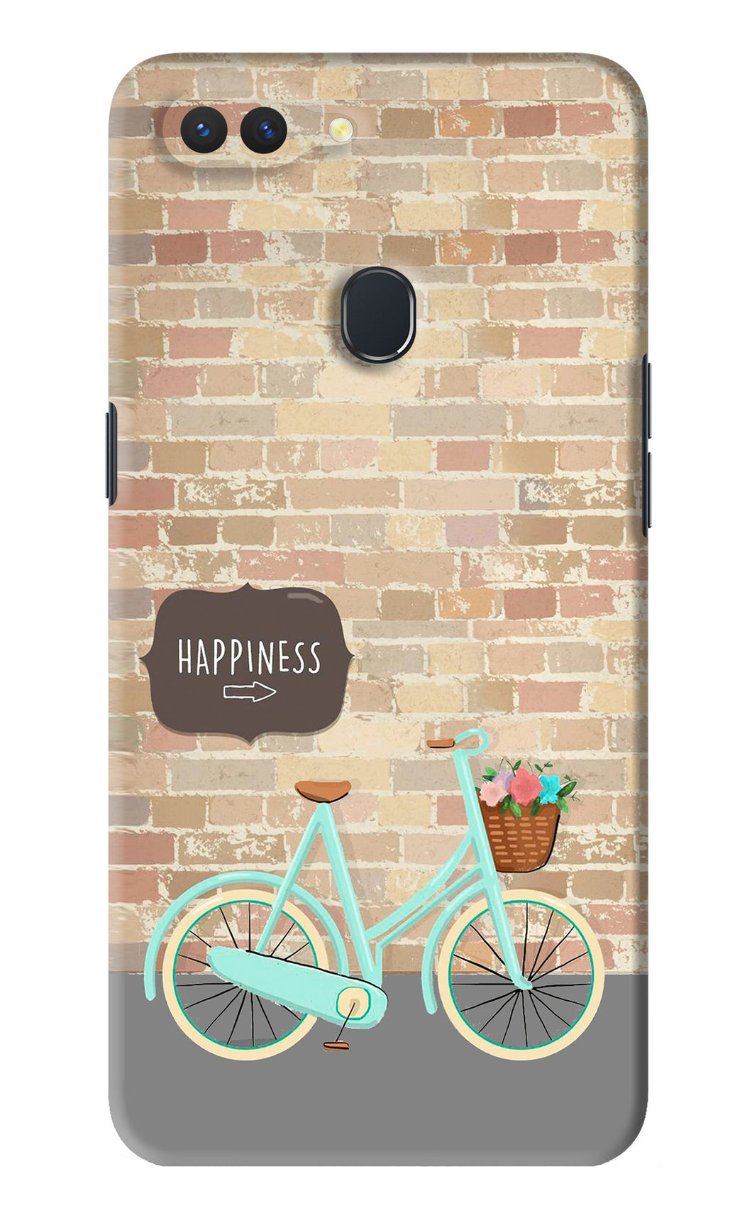 Happiness Artwork Realme 2 Back Skin Wrap