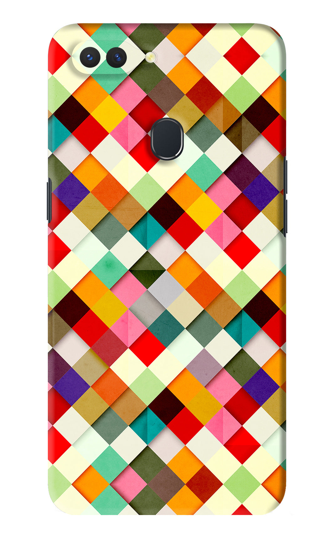 Geometric Abstract Colorful Realme 2 Back Skin Wrap