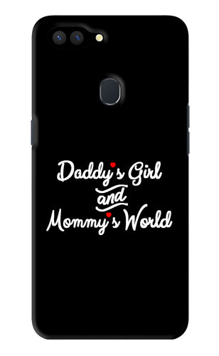 Daddy's Girl and Mommy's World Realme 2 Back Skin Wrap