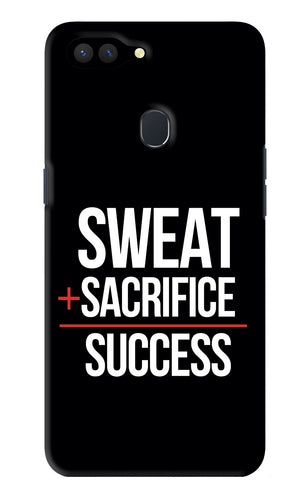 Sweat Sacrifice Success Realme 2 Back Skin Wrap