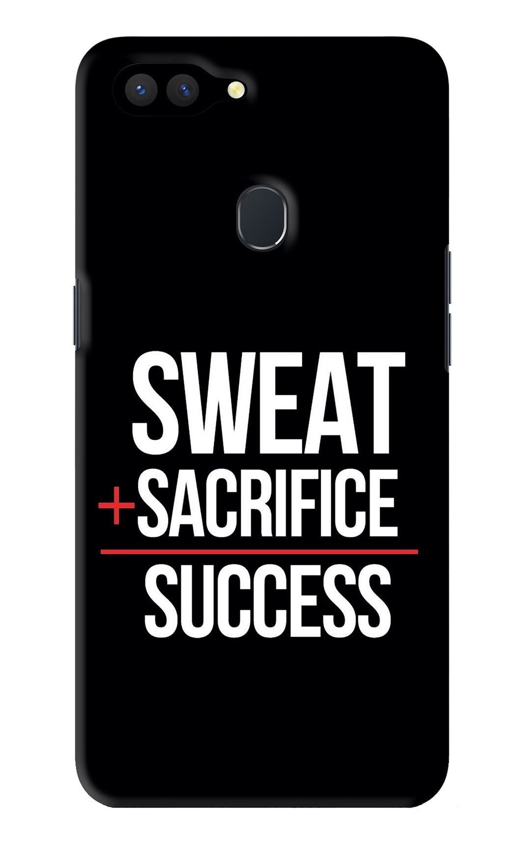 Sweat Sacrifice Success Realme 2 Back Skin Wrap
