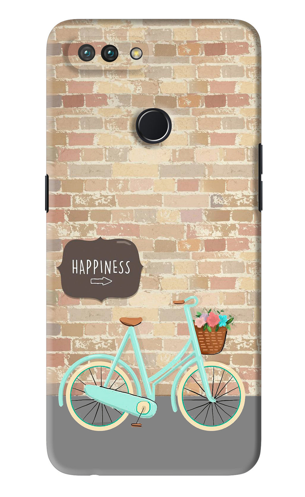 Happiness Artwork Realme 2 Pro Back Skin Wrap
