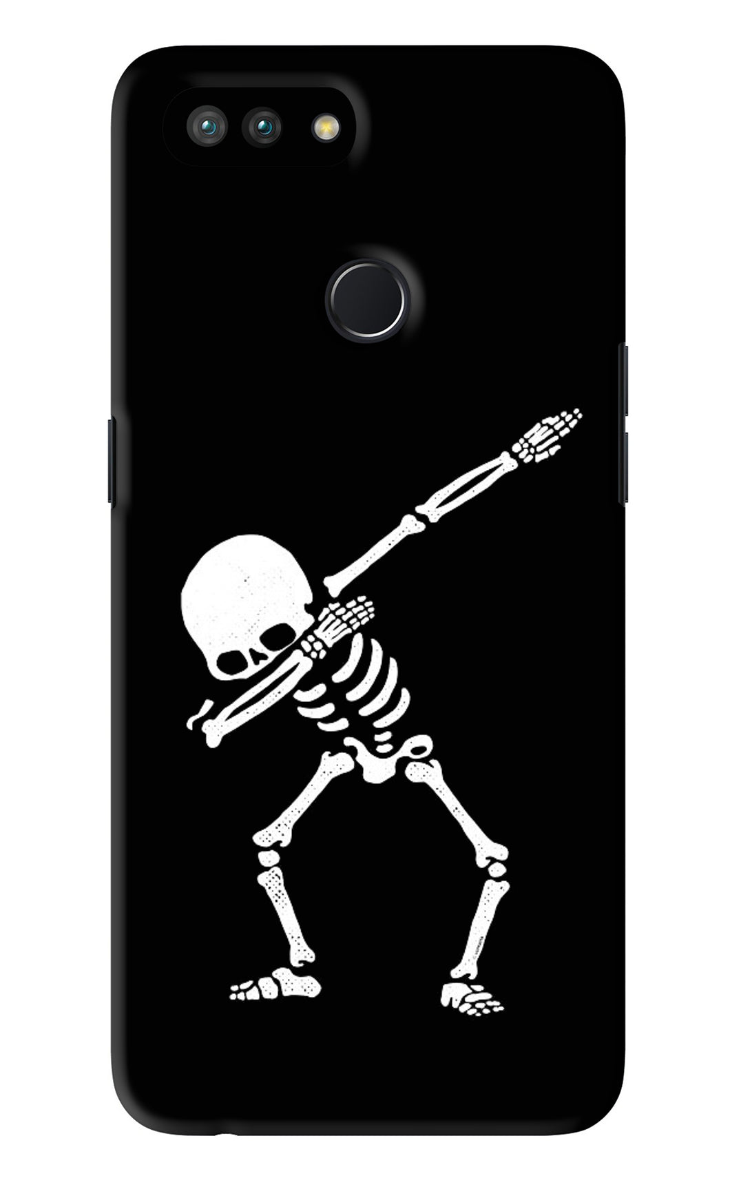 Dabbing Skeleton Art Realme 2 Pro Back Skin Wrap