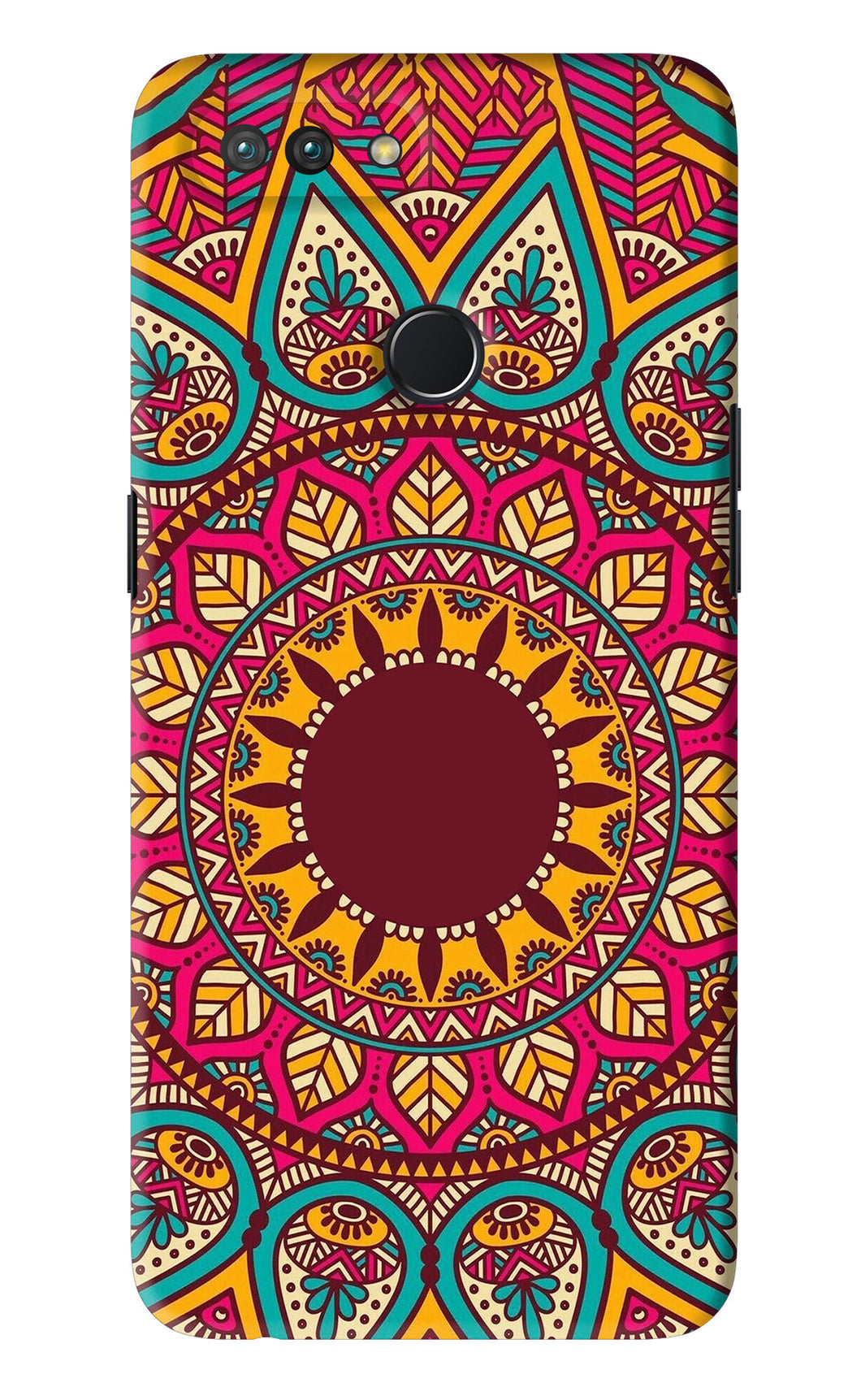 Mandala Pattern 1 Realme 2 Pro Back Skin Wrap