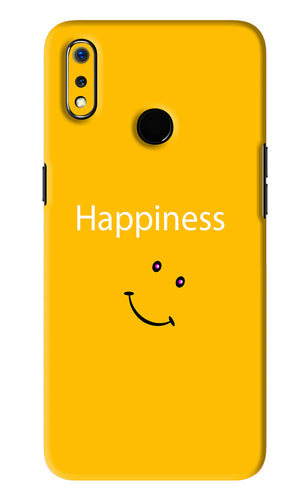 Happiness With Smiley Realme 3 Back Skin Wrap