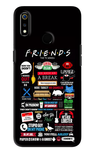 FRIENDS Realme 3 Back Skin Wrap