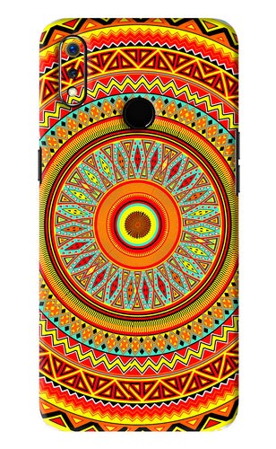 Mandala Pattern Realme 3 Back Skin Wrap