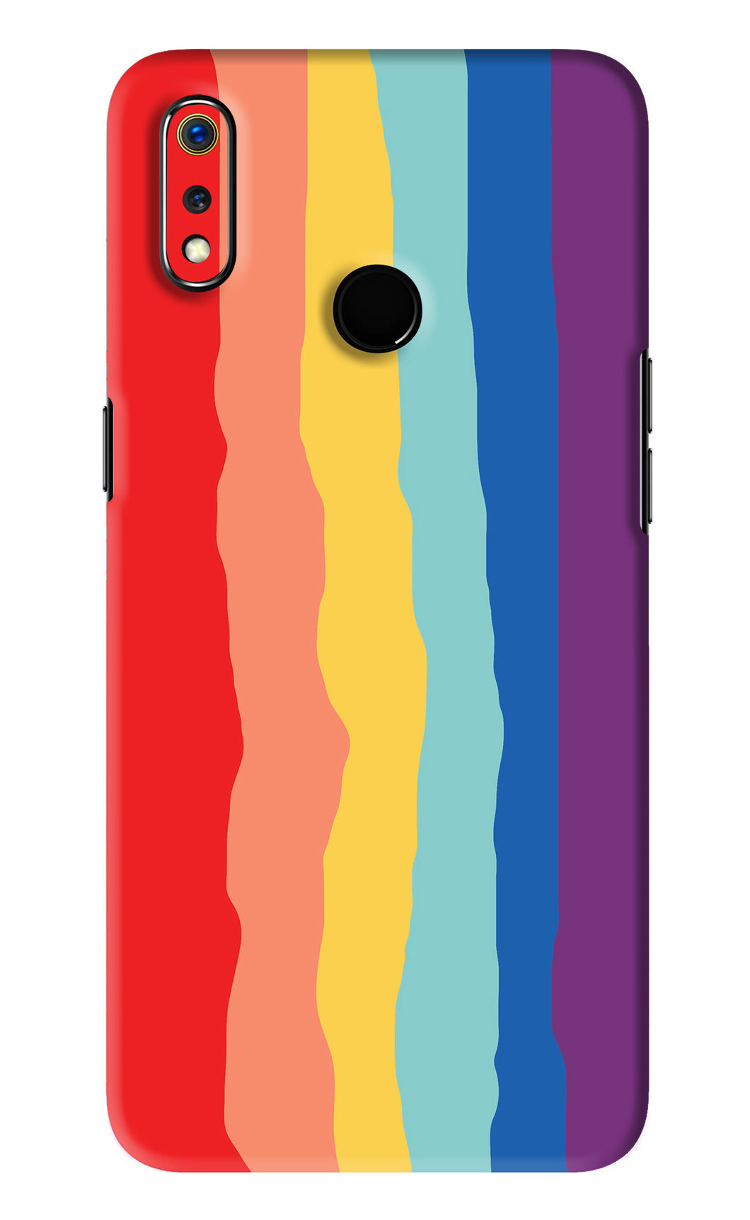 Rainbow Realme 3 Back Skin Wrap