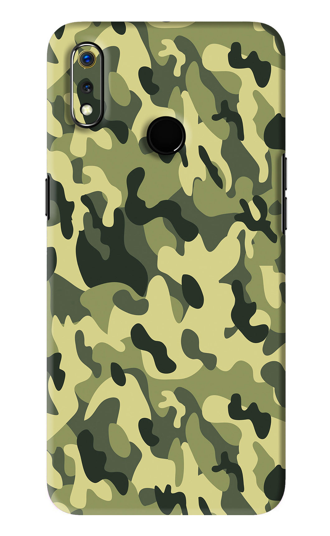 Camouflage Realme 3 Back Skin Wrap
