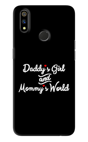 Daddy's Girl and Mommy's World Realme 3 Pro Back Skin Wrap