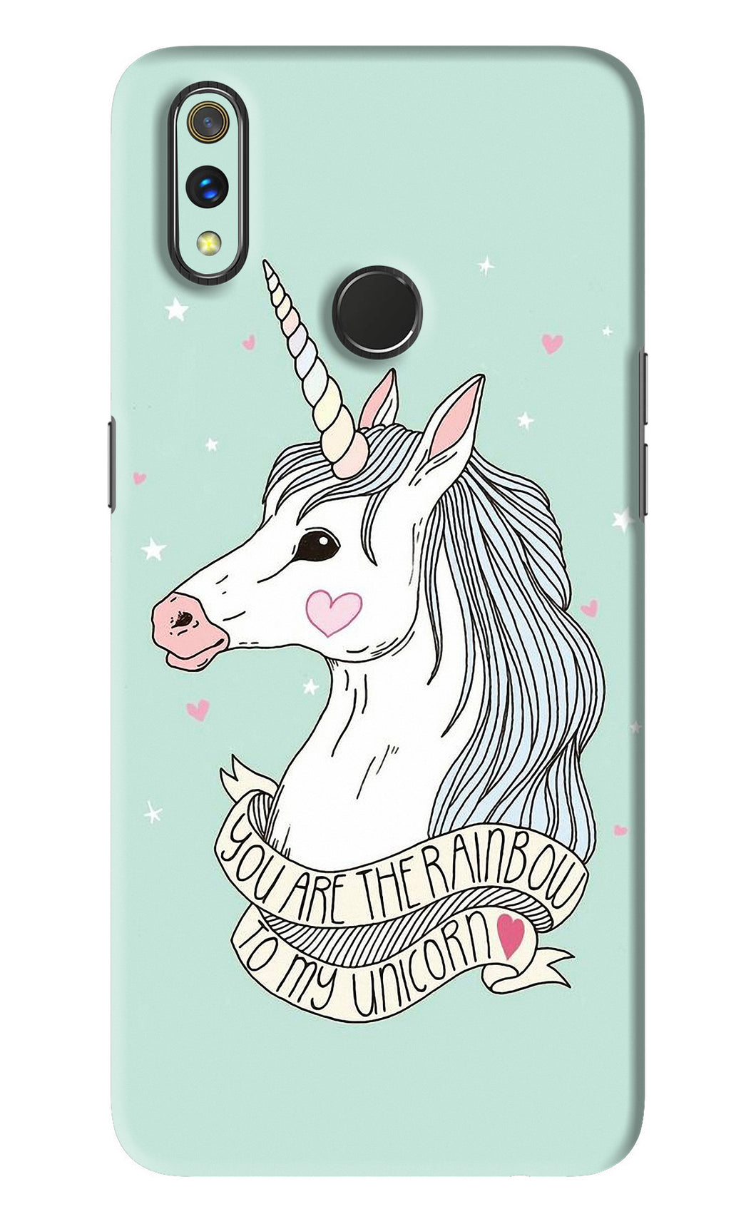 Unicorn Wallpaper Realme 3 Pro Back Skin Wrap