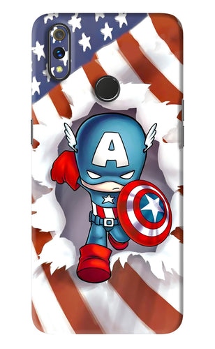 Captain America Realme 3 Pro Back Skin Wrap