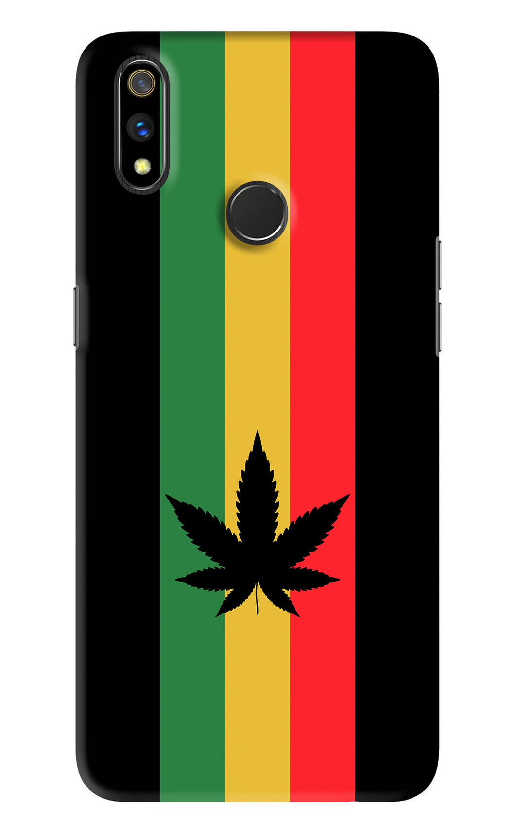 Weed Flag Realme 3 Pro Back Skin Wrap