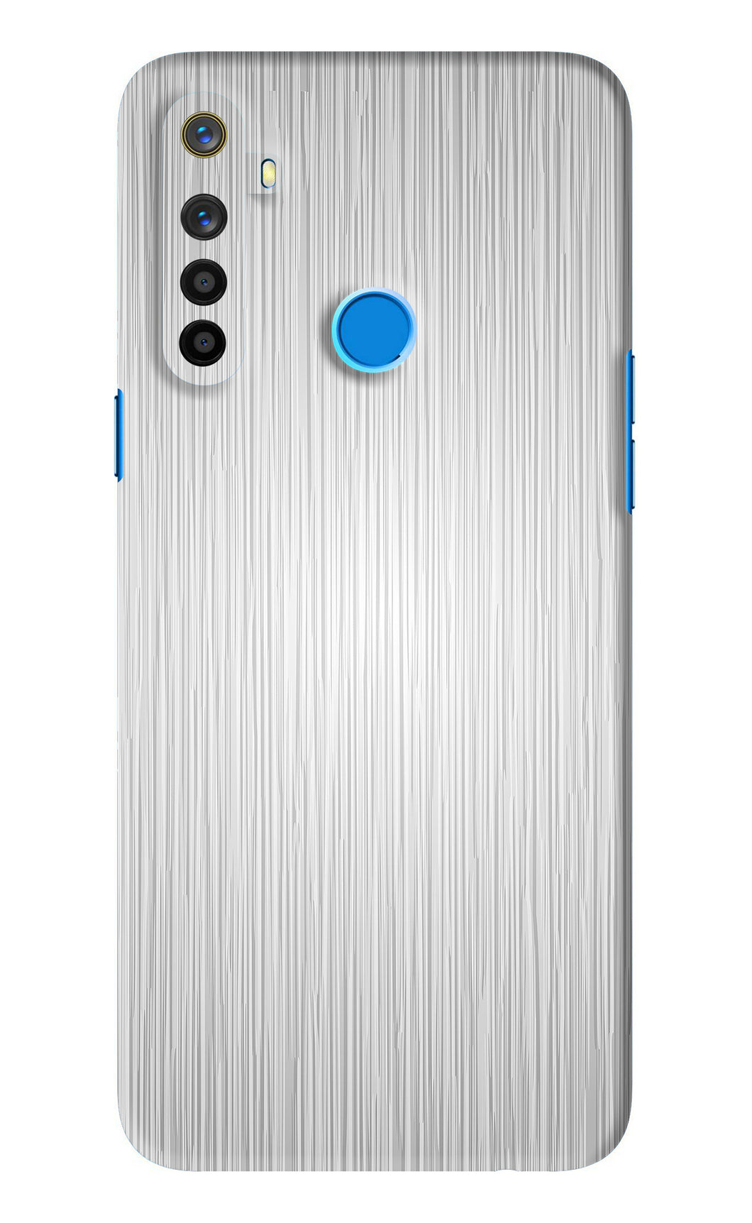 Wooden Grey Texture Realme 5 Back Skin Wrap