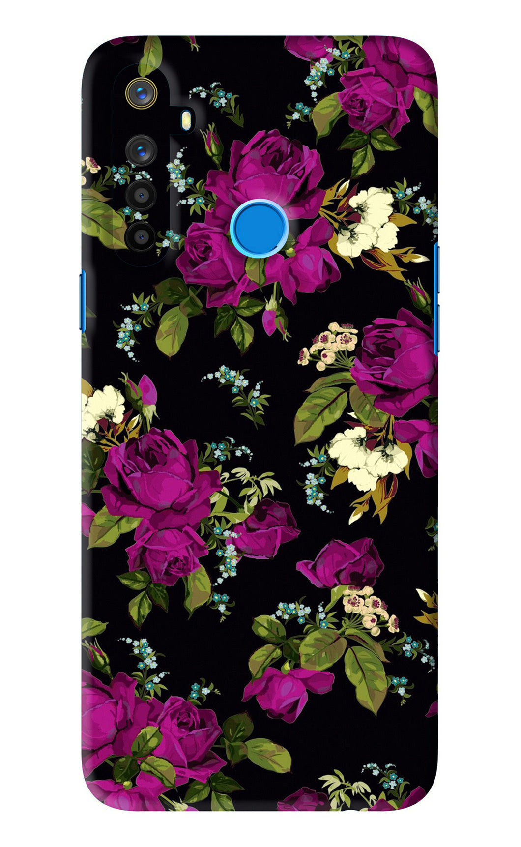 Flowers 3 Realme 5 Back Skin Wrap