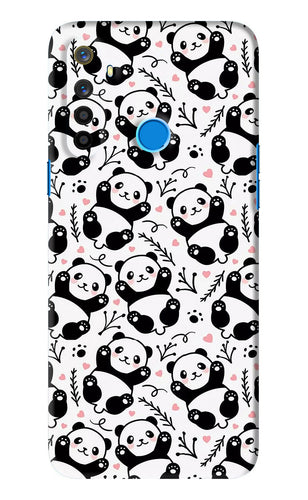 Cute Panda Realme 5 Back Skin Wrap