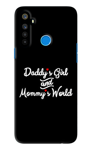 Daddy's Girl and Mommy's World Realme 5 Back Skin Wrap