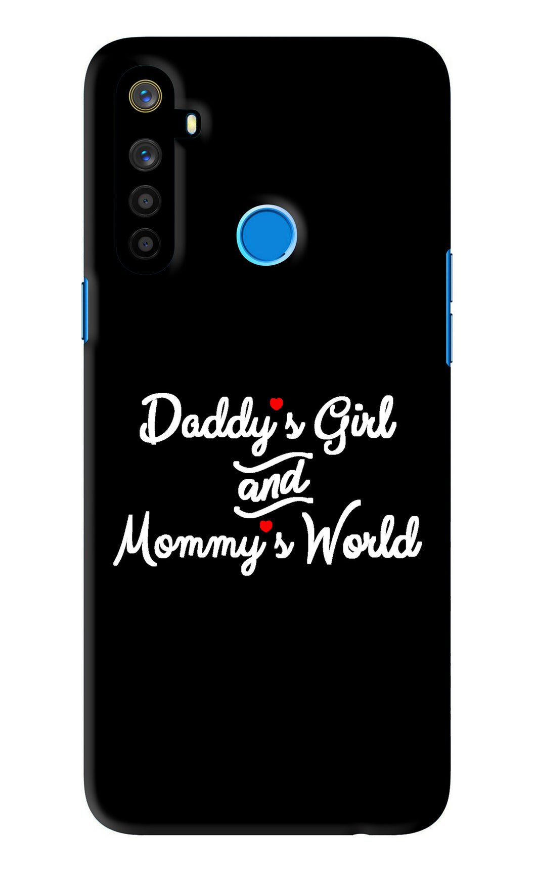 Daddy's Girl and Mommy's World Realme 5 Back Skin Wrap