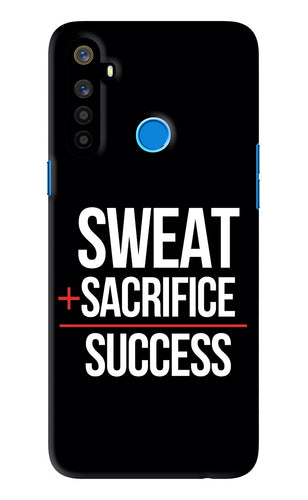 Sweat Sacrifice Success Realme 5 Back Skin Wrap