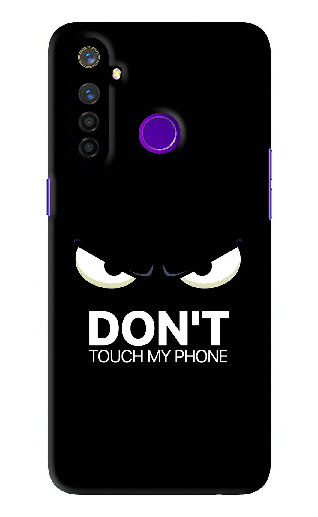 Don'T Touch My Phone Realme 5 Pro Back Skin Wrap