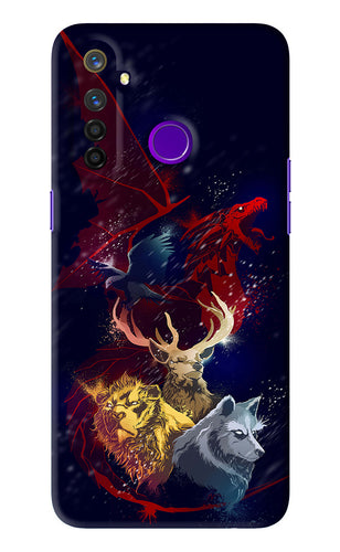 Game Of Thrones Realme 5 Pro Back Skin Wrap
