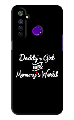 Daddy's Girl and Mommy's World Realme 5 Pro Back Skin Wrap