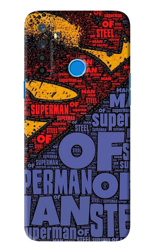 Superman Realme 5i Back Skin Wrap