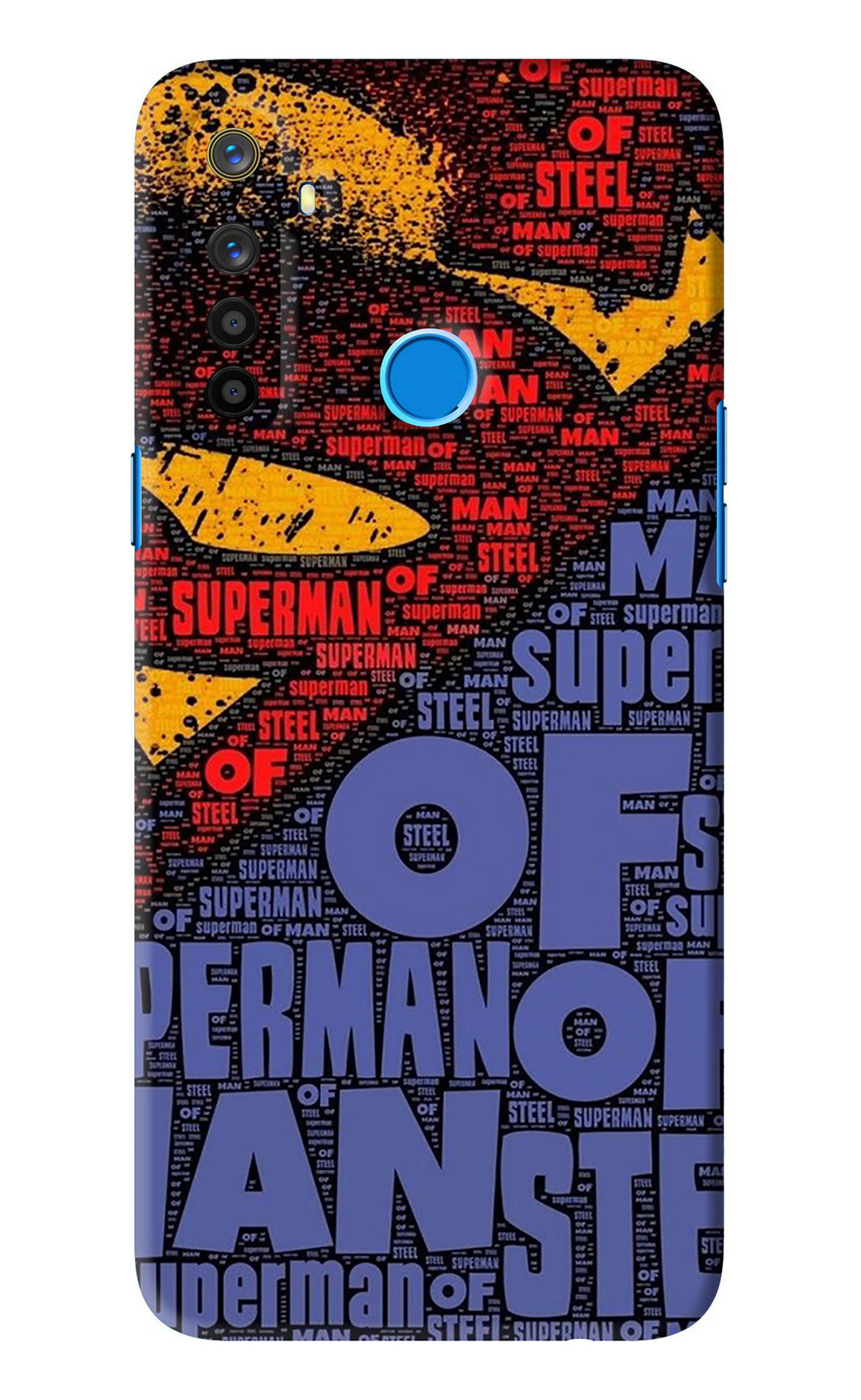 Superman Realme 5i Back Skin Wrap