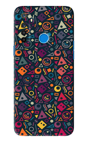 Geometric Abstract Realme 5i Back Skin Wrap