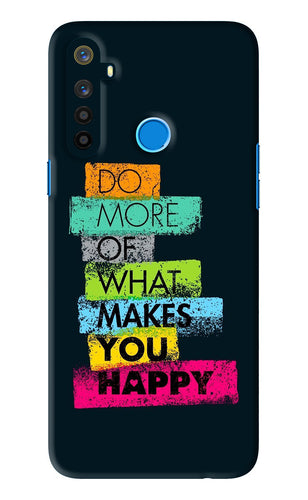 Do More Of What Makes You Happy Realme 5i Back Skin Wrap