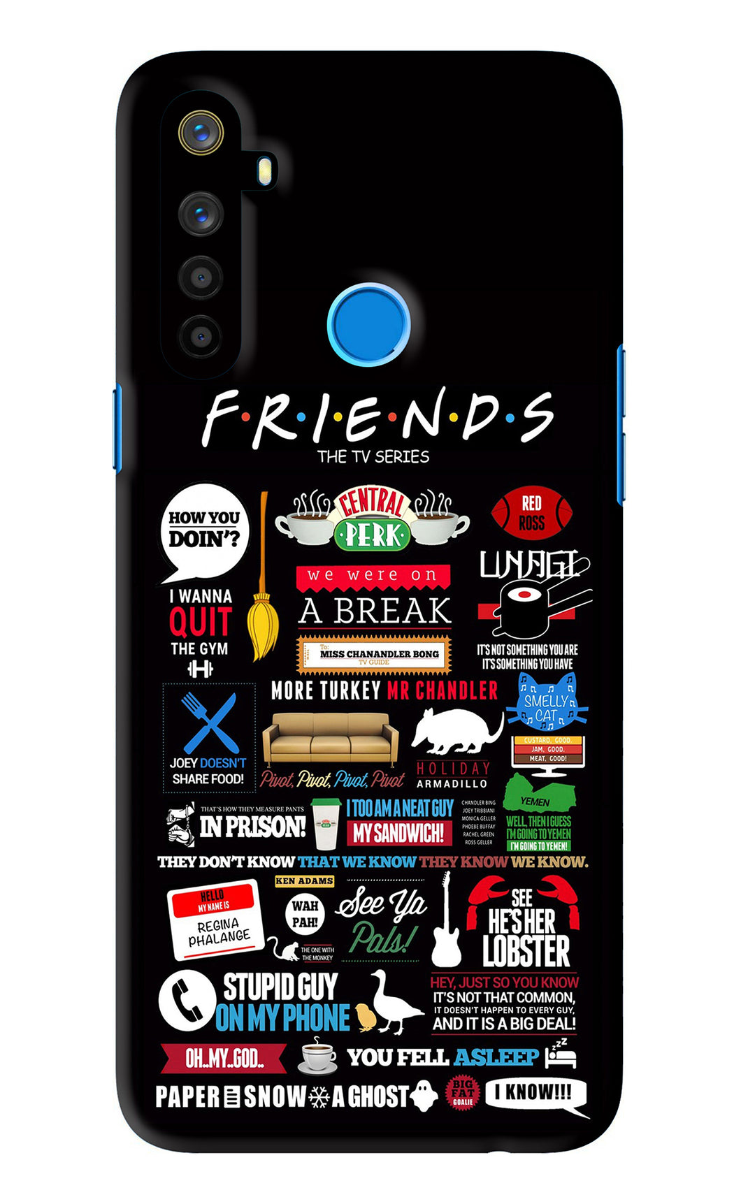 FRIENDS Realme 5i Back Skin Wrap