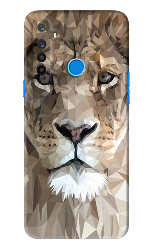 Lion Art Realme 5i Back Skin Wrap