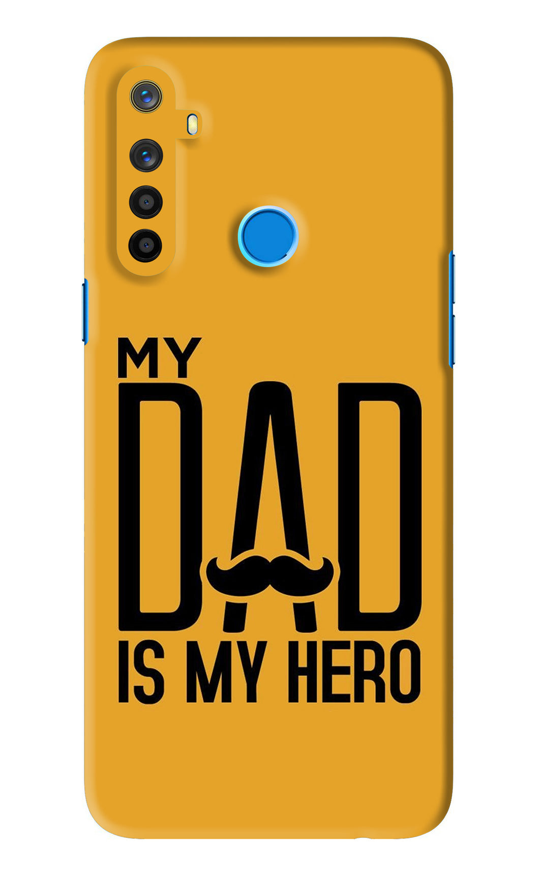 My Dad Is My Hero Realme 5i Back Skin Wrap