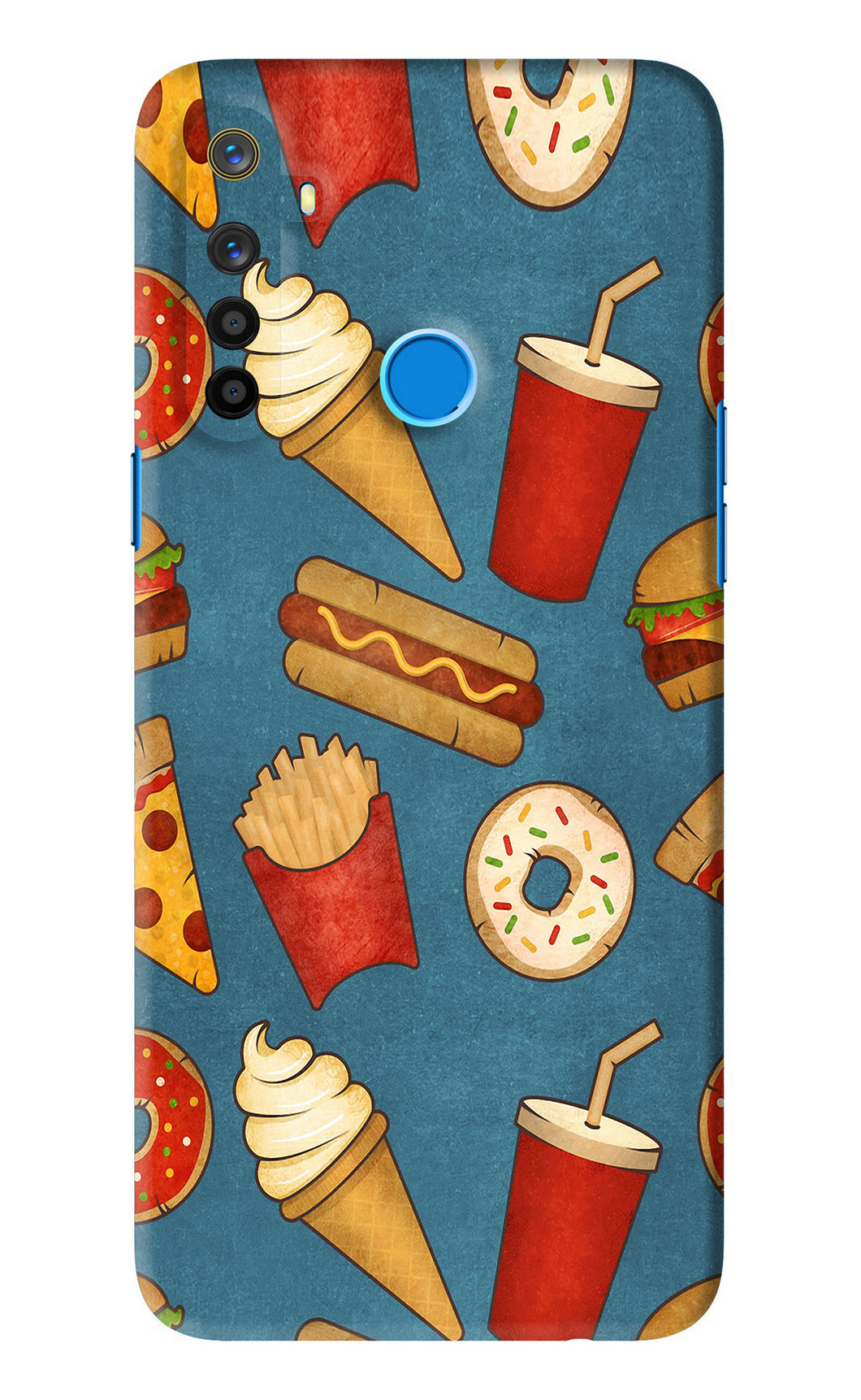 Foodie Realme 5i Back Skin Wrap