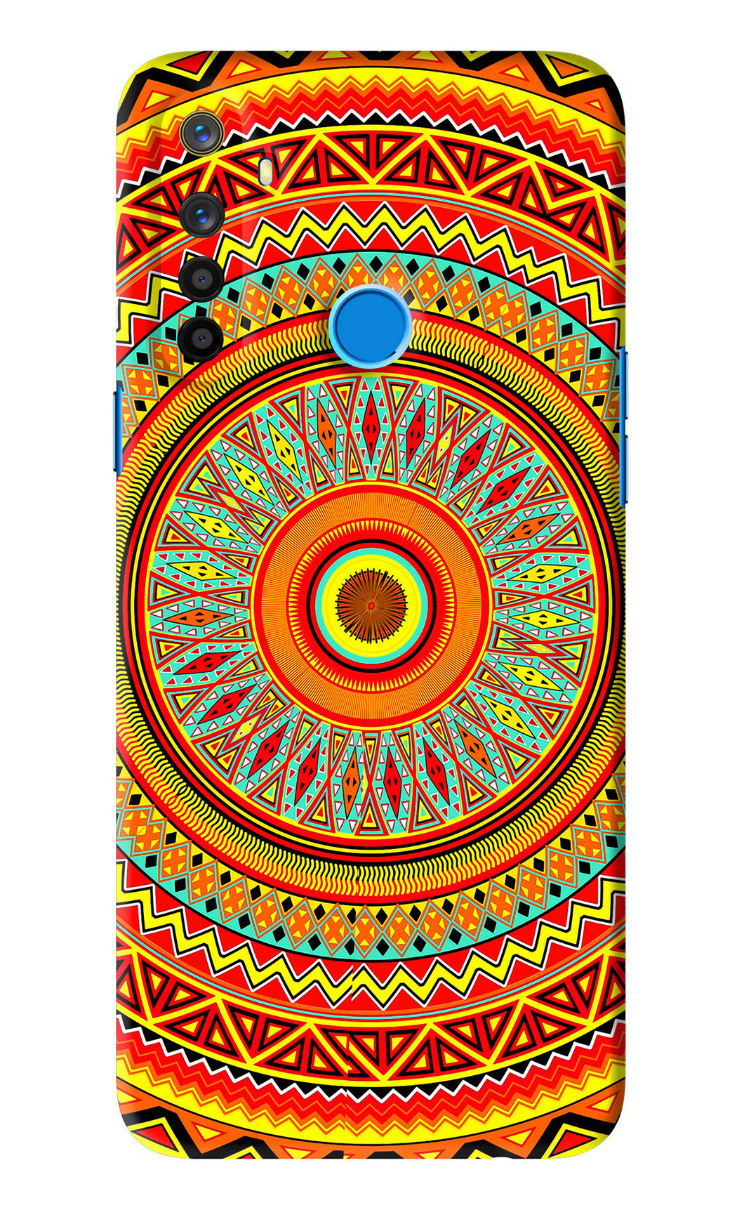 Mandala Pattern Realme 5i Back Skin Wrap