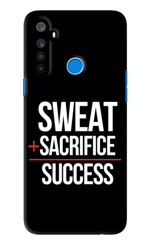 Sweat Sacrifice Success Realme 5i Back Skin Wrap