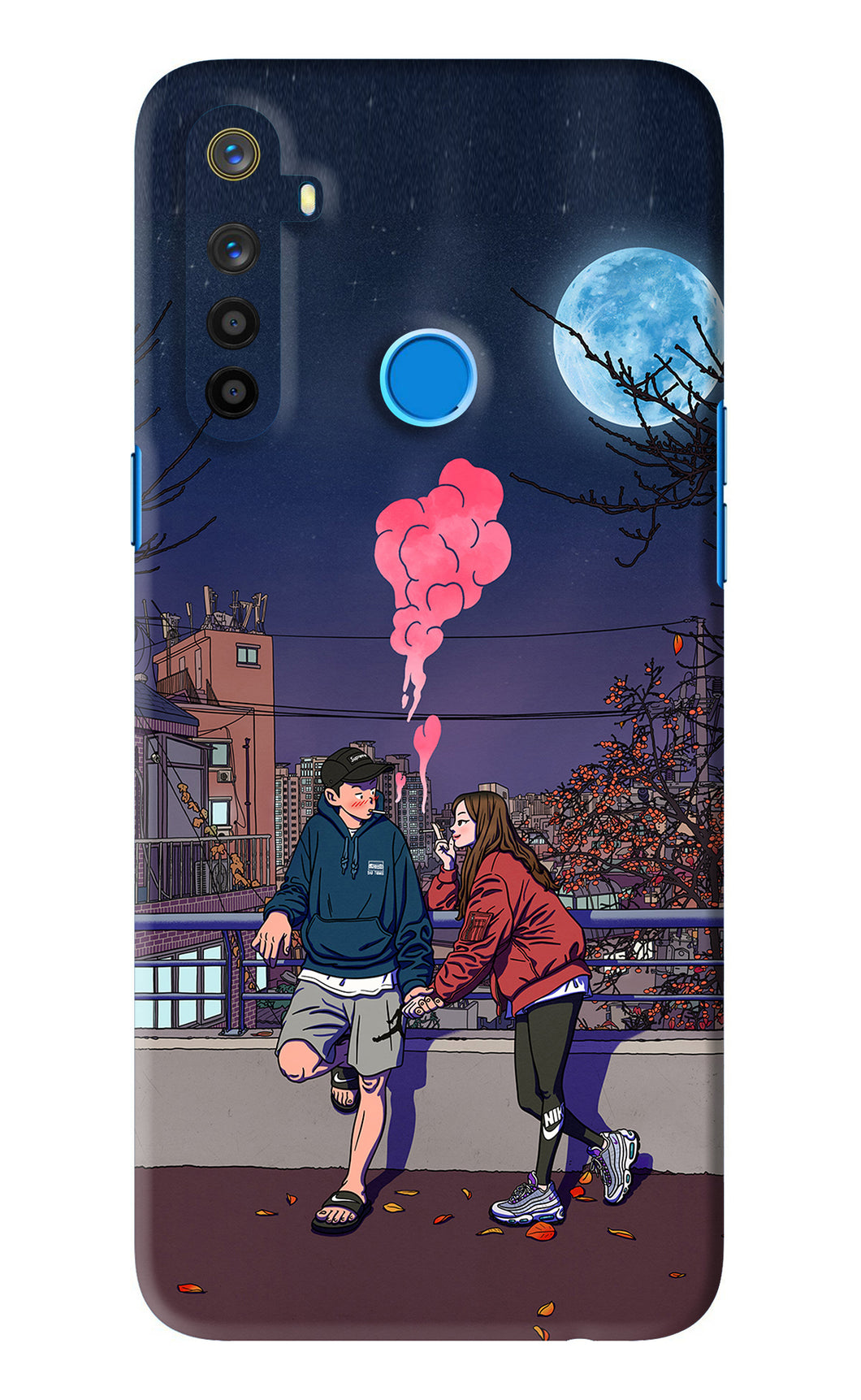 Chilling Couple Realme 5i Back Skin Wrap