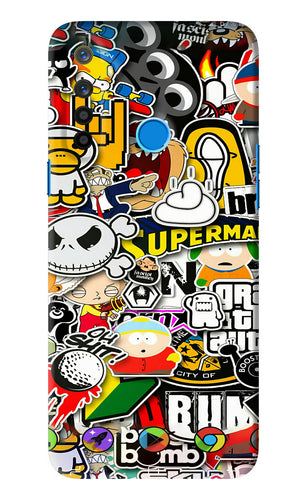 Sticker Bomb Realme 5i Back Skin Wrap