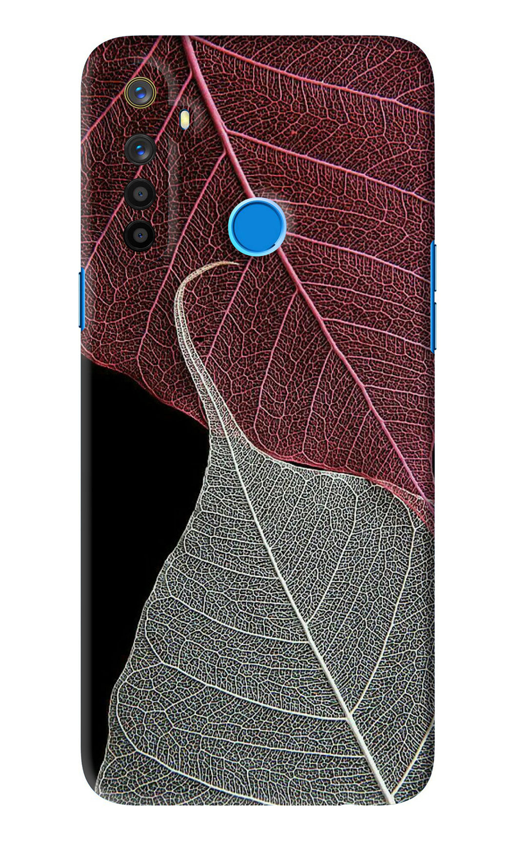 Leaf Pattern Realme 5i Back Skin Wrap