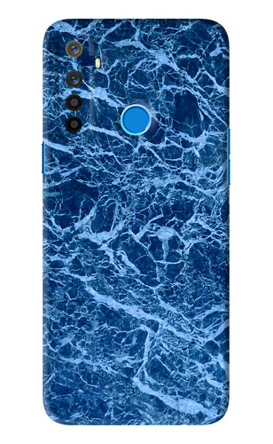Blue Marble Realme 5s Back Skin Wrap