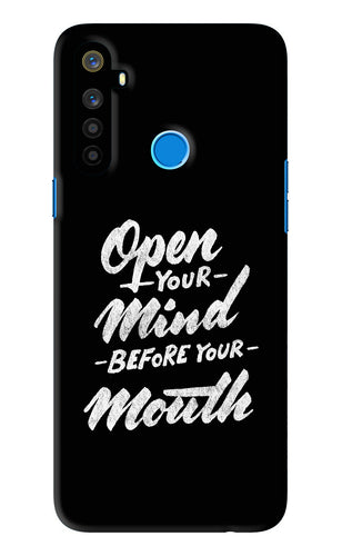 Open Your Mind Before Your Mouth Realme 5s Back Skin Wrap