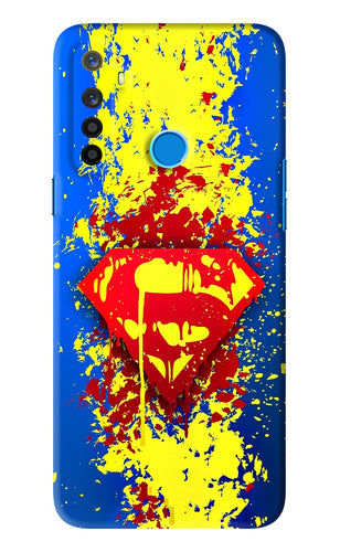Superman logo Realme 5s Back Skin Wrap