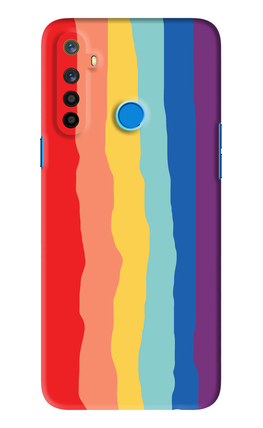 Rainbow Realme 5s Back Skin Wrap