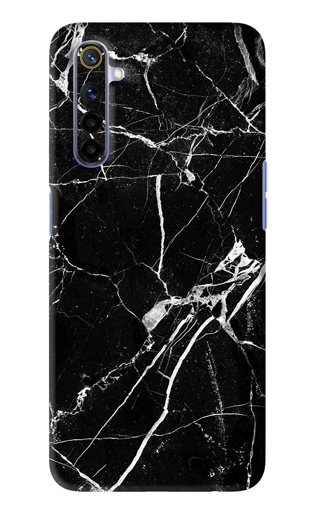 Black Marble Texture 2 Realme 6 Back Skin Wrap