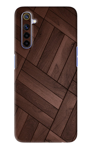 Wooden Texture Design Realme 6 Back Skin Wrap