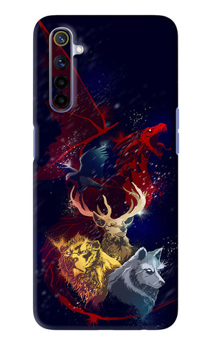 Game Of Thrones Realme 6 Back Skin Wrap